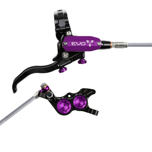 Rear brake HOPE TECH 4 EVO GR4 Aviation Black/Violet