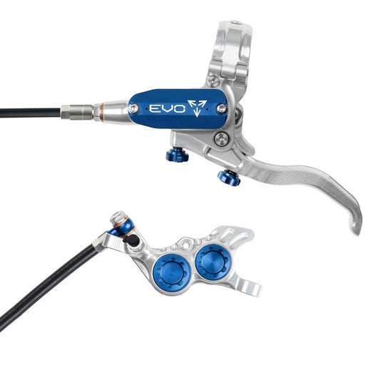 Front brake HOPE TECH 4 EVO GR4 Silver/Blue