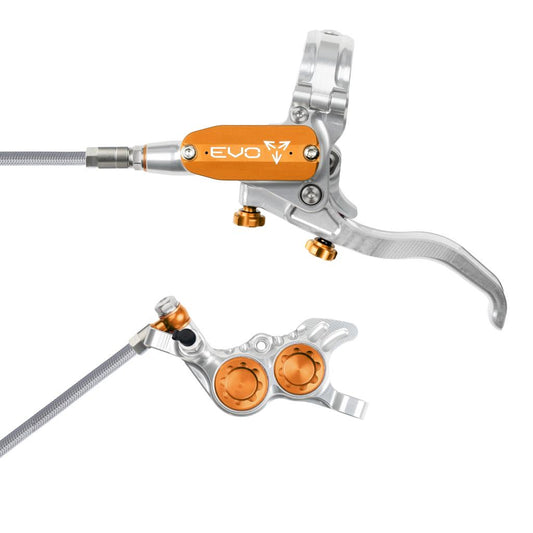 Front brake HOPE TECH 4 EVO GR4 Aviation Silver/Orange