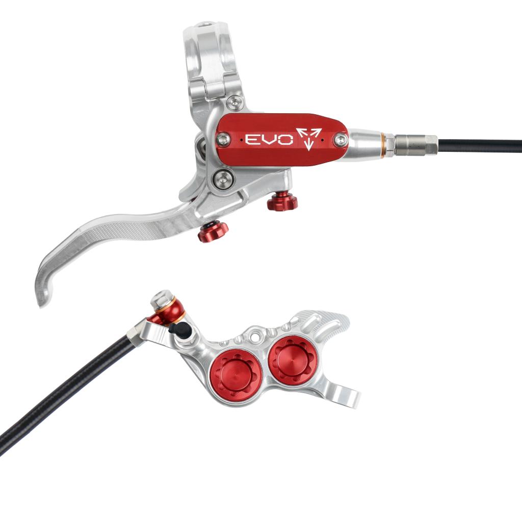 HOPE TECH 4 EVO GR4 rear brake Silver/Red
