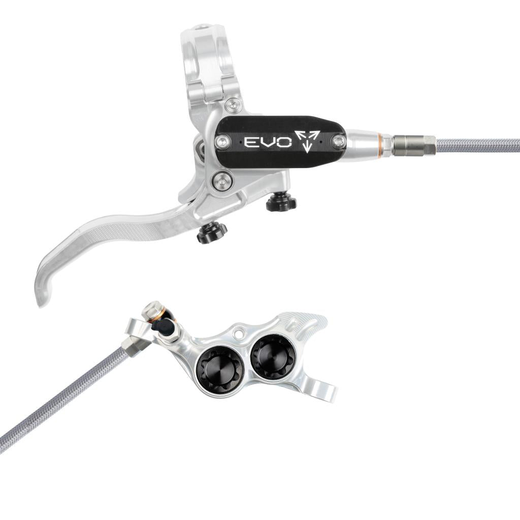 HOPE TECH 4 EVO TR4 Aviation πίσω φρένο ασημί/μαύρο