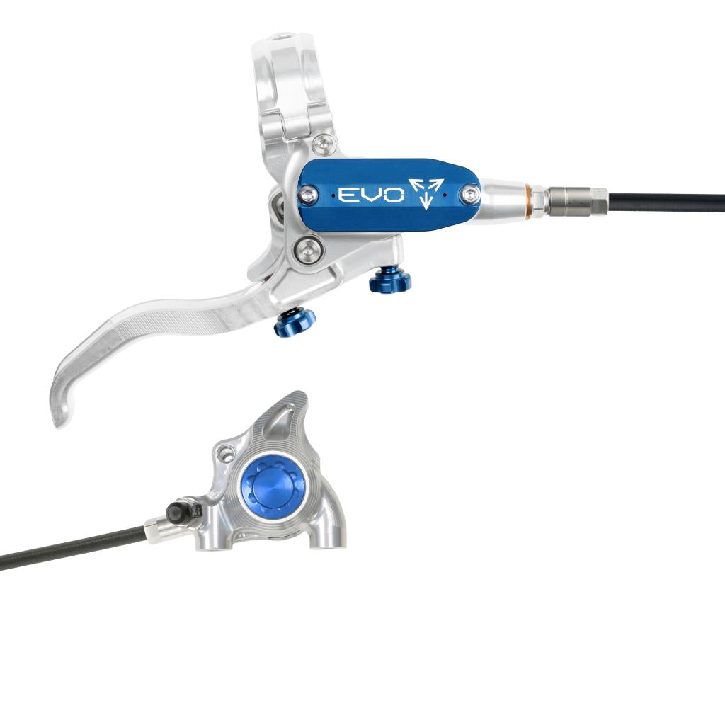 HOPE TECH 4 EVO X2 FM Silver/Blue Rear Brake