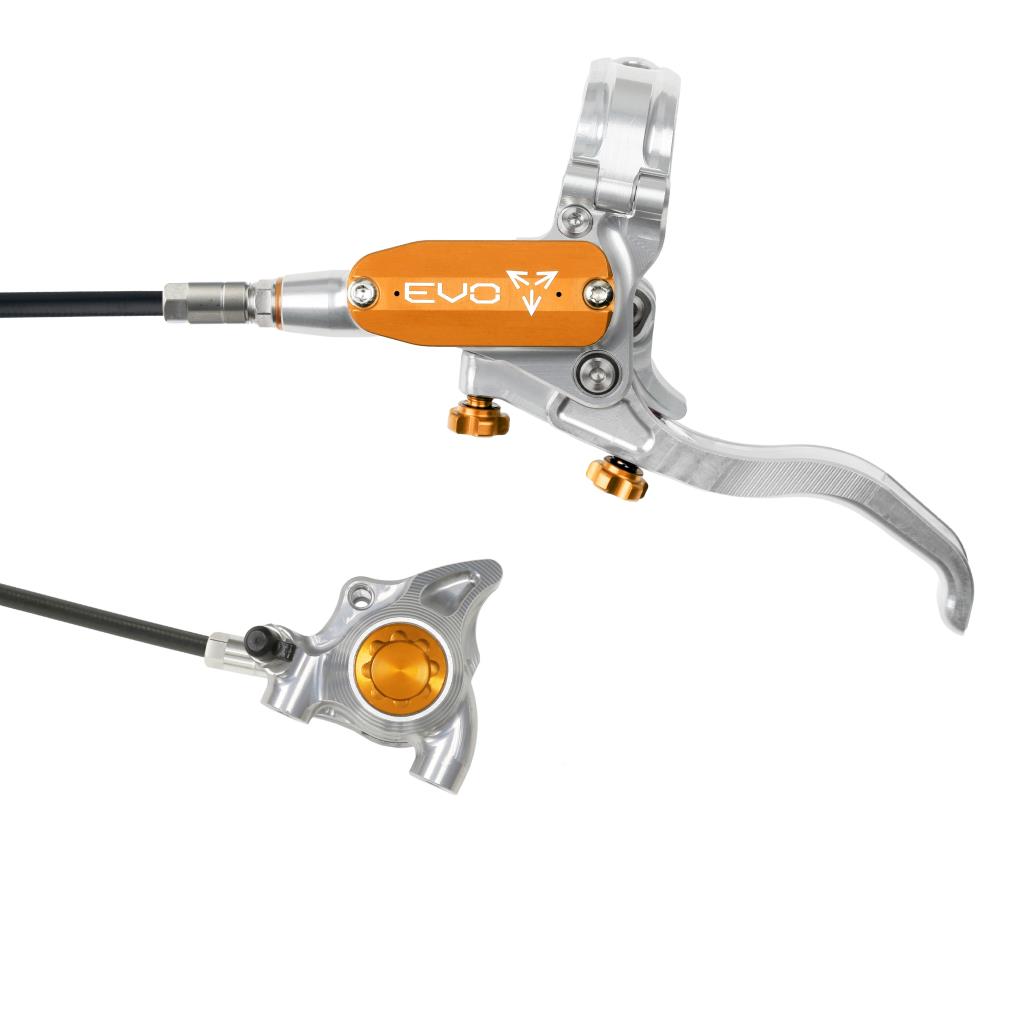Front brake HOPE TECH 4 EVO X2 FM Silver/Orange