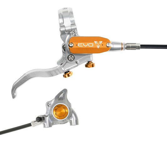 Rear brake HOPE TECH 4 EVO X2 FM Silver/Orange