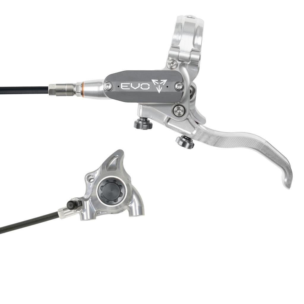 HOPE TECH 4 EVO X2 FM Silver/Smoke Front Brake