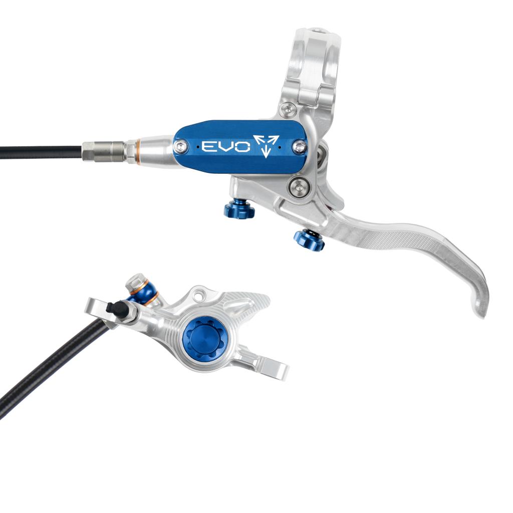 HOPE TECH 4 EVO X2 PM Silver/Blue Front Brake