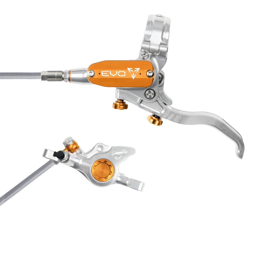 Front Brake HOPE TECH 4 EVO X2 PM Aviation Silver/Orange