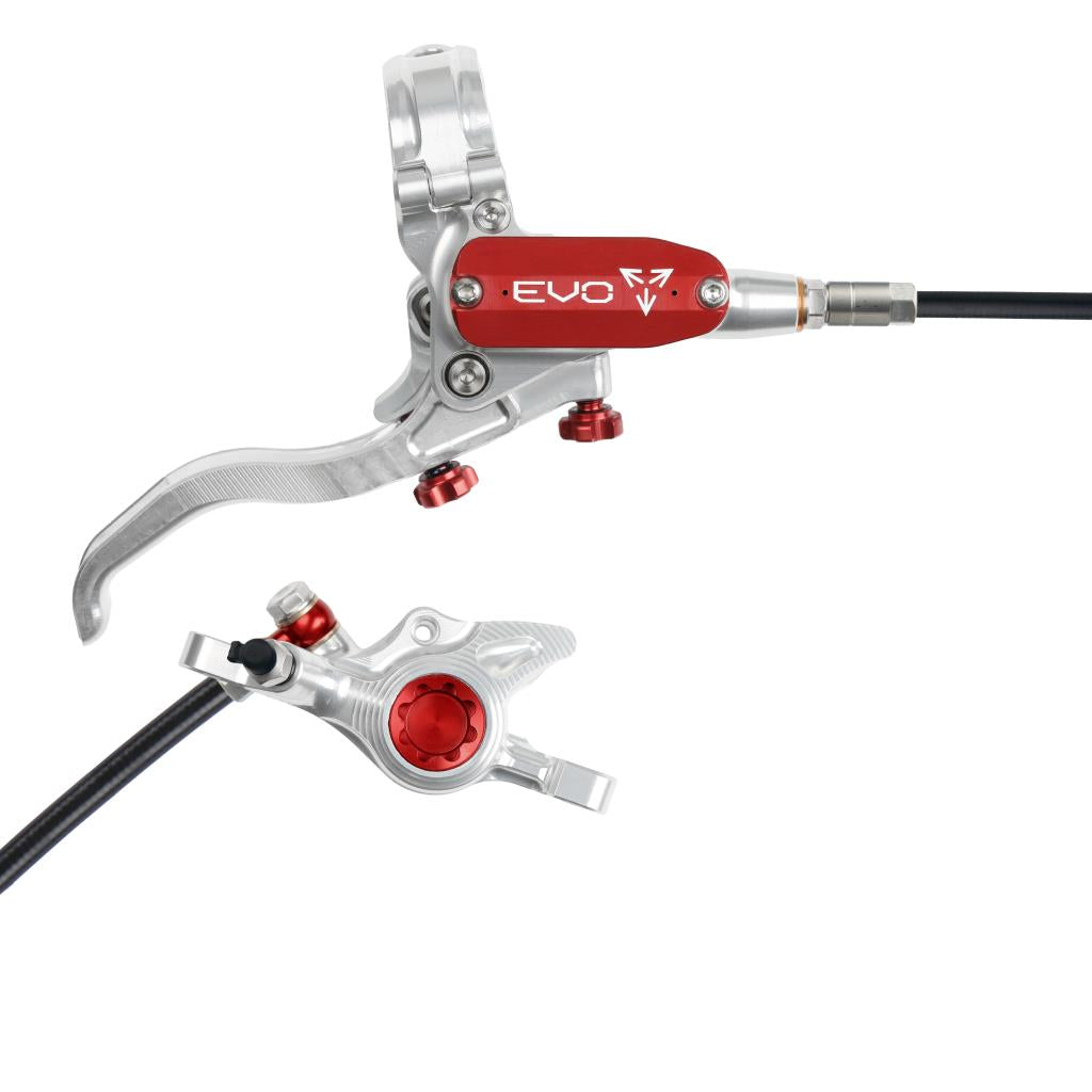 HOPE TECH 4 EVO X2 PM Rear Brake Silver/Red