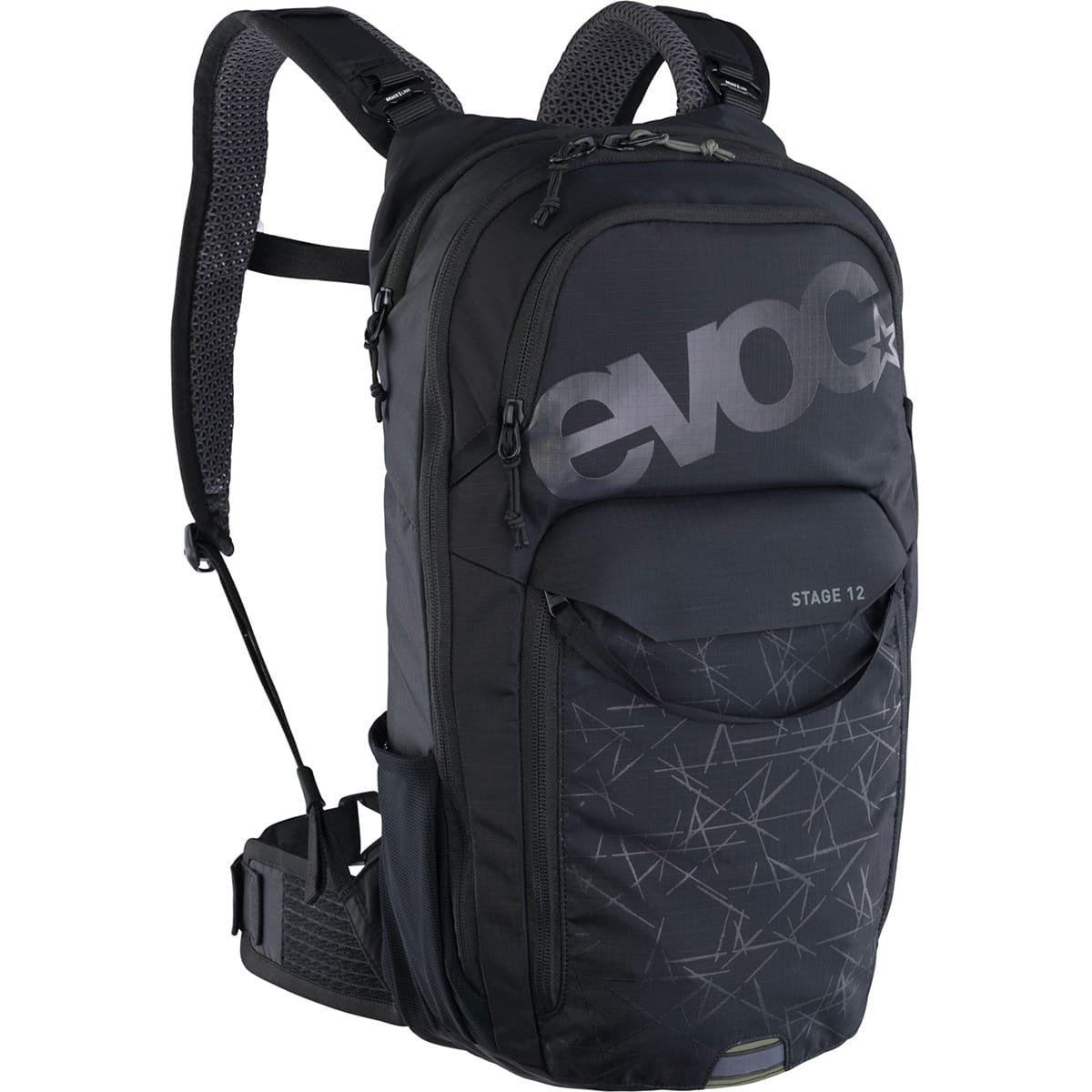 EVOC STAGE 12 BLACK σακίδιο πλάτης + EVOC 2L Water Pouch
