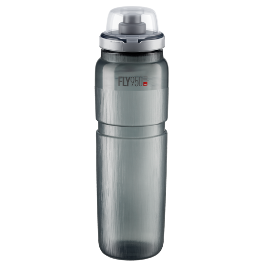 ELITE FLY MTB Smoked Logo Grey water bottle