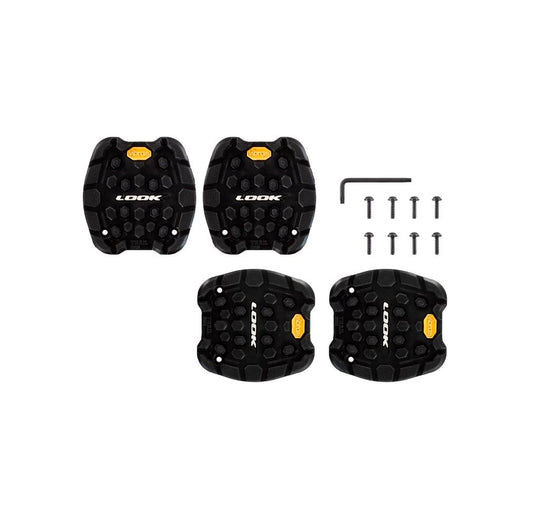 Look Trail Grip πλακέ ένθετα πεντάλ Μαύρο (x4)