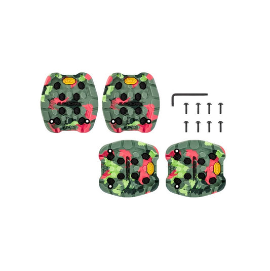 Look Trail Grip Camo πλακέ ένθετα πεντάλ (x4)