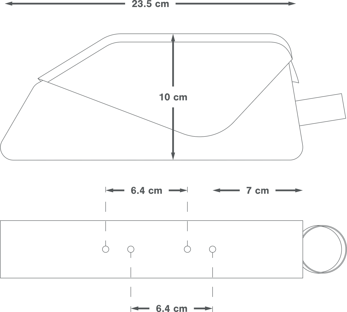 Τσάντα πλαισίου APIDURA RACING BOLT-ON TOP TUBE PACK 1 L Μαύρο