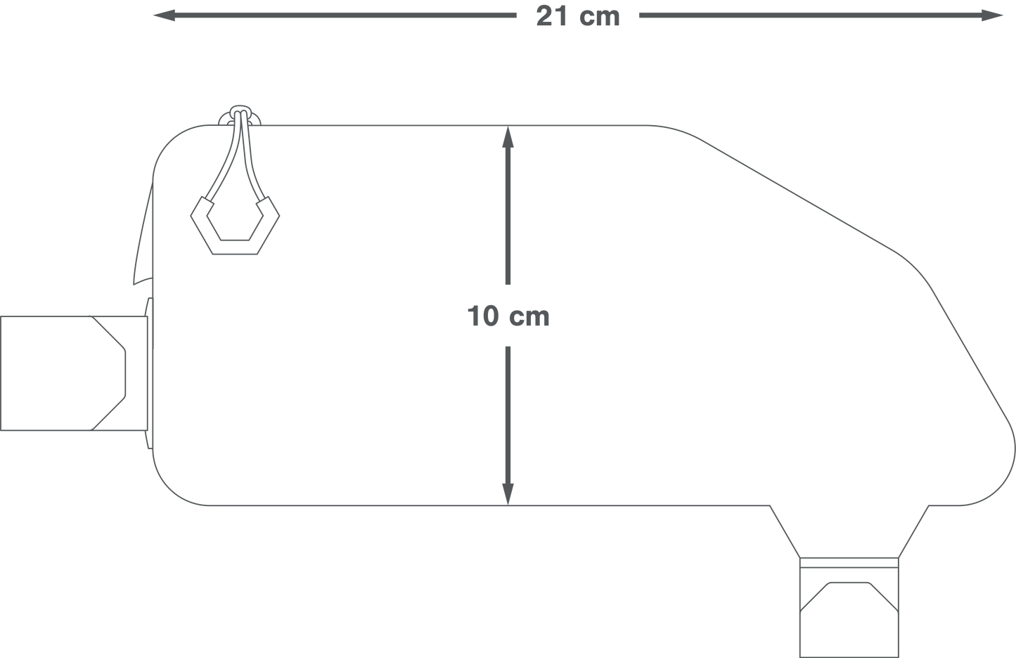 APIDURA EXPEDITION TOP TUB PACK 1 L τσάντα πλαισίου μαύρο