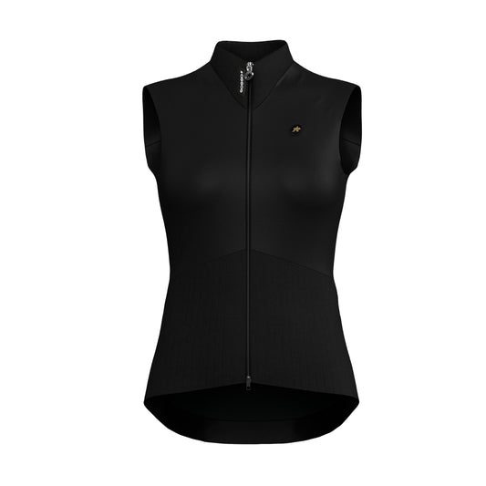 ASSOS UMA GTV S11 Γυναικείο αμάνικο μπουφάν μαύρης σειράς