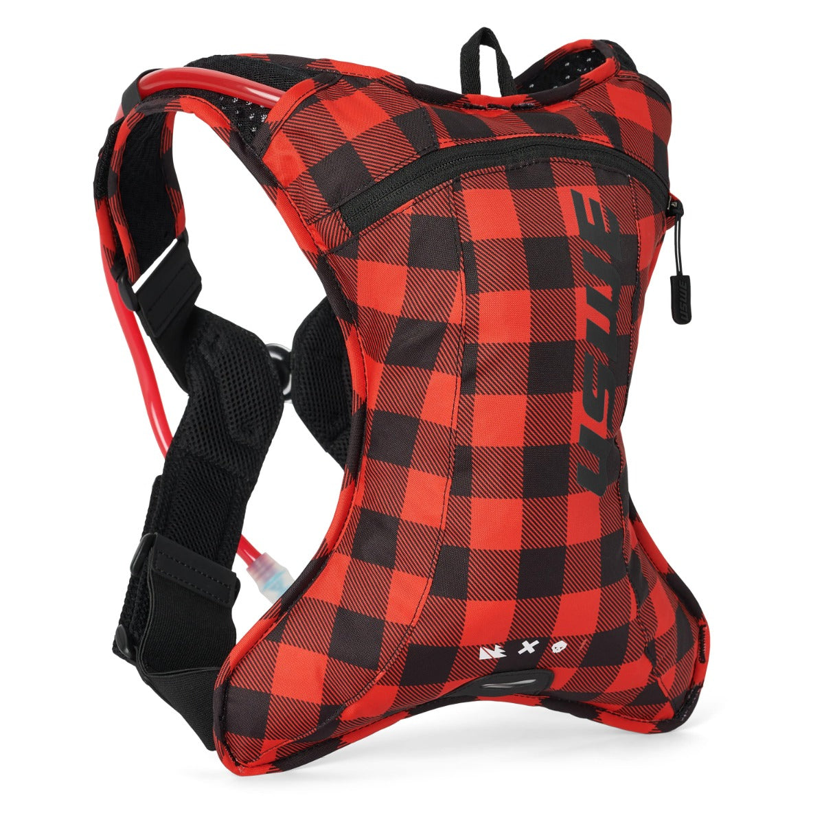 USWE OUTLANDER XC 2 L Flannel Red/Black Hydration Bag