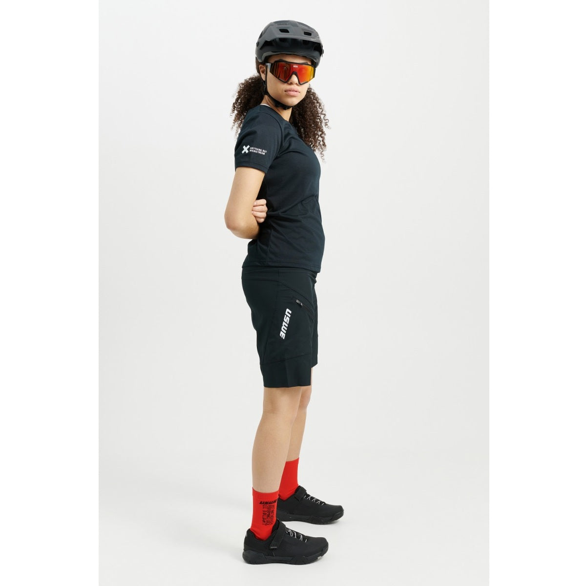 Γυναικείο USWE HYBRID MTB Short Μαύρο