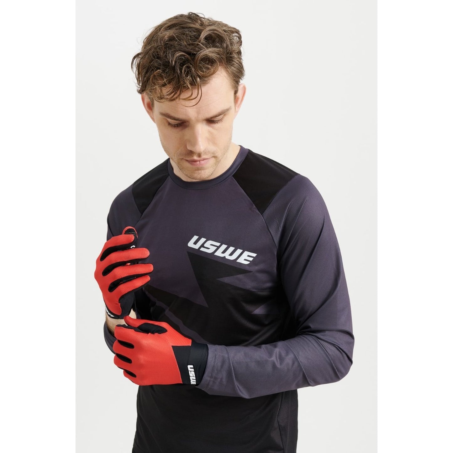 USWE BERG MTB Μακρυμάνικο Jersey Μαύρο