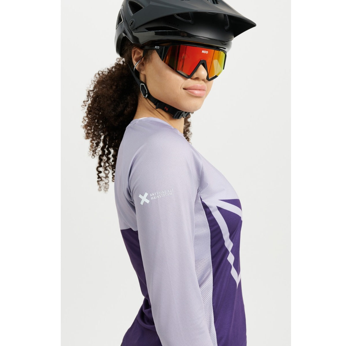 Γυναικείο USWE BERG MTB Long Sleeve Jersey Lavender