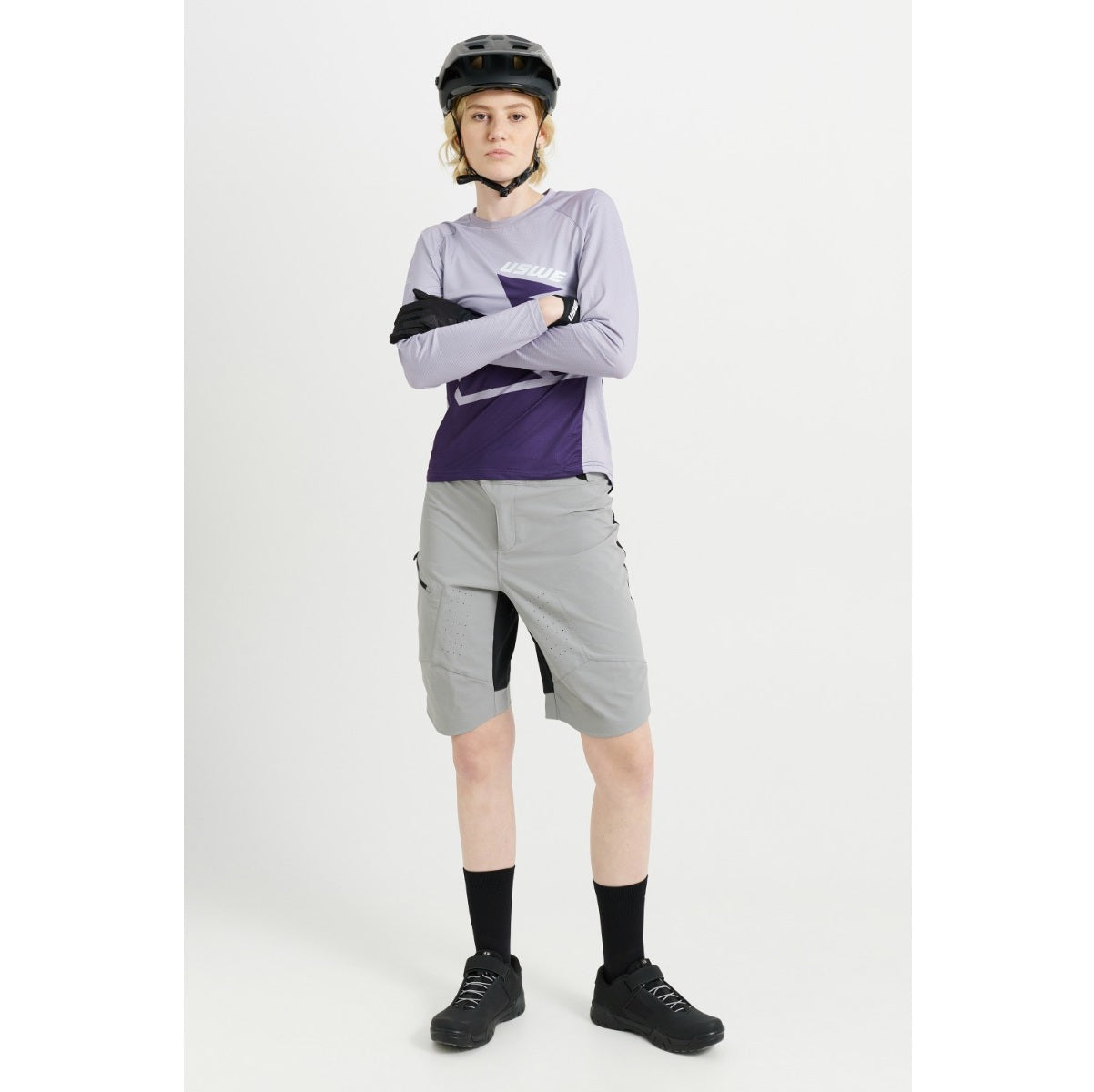 Γυναικείο USWE BERG MTB Long Sleeve Jersey Lavender