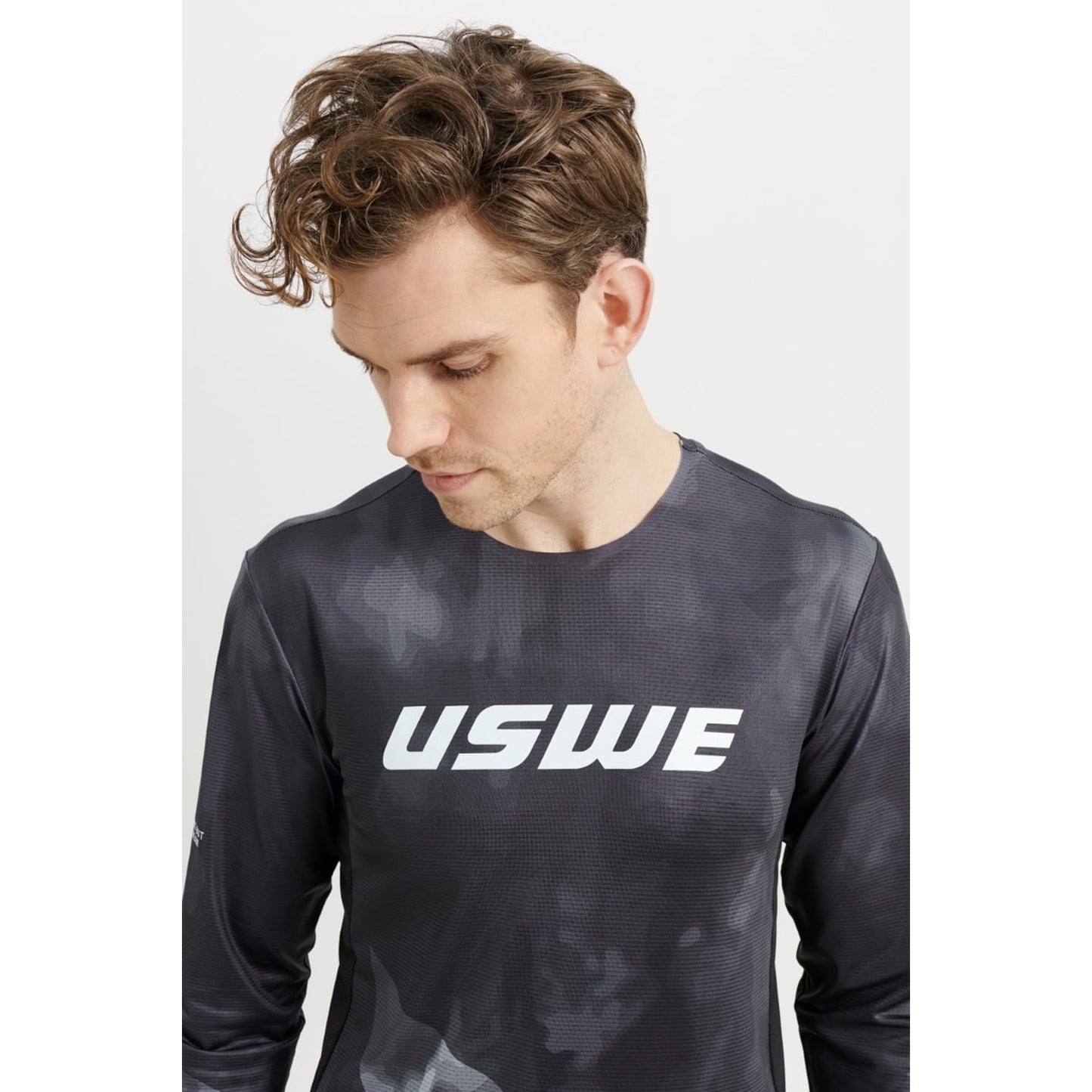 USWE LUFTIG MTB Μακρυμάνικο Jersey Μαύρο