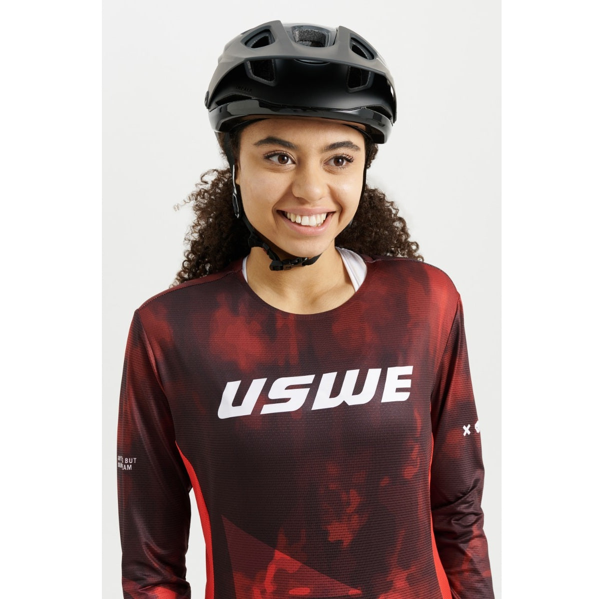 Women's USWE LUFTIG MTB Long Sleeve Jersey Red