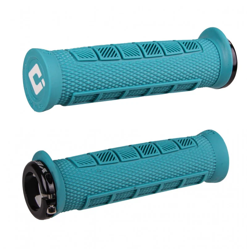 ODI ELITE PRO V2.1 Lock-on 130 mm λαβές τυρκουάζ