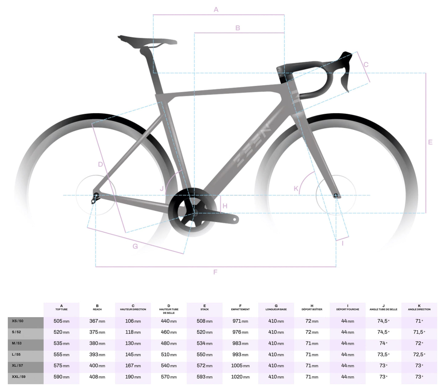 ZEEN SUPERLITE frame kit